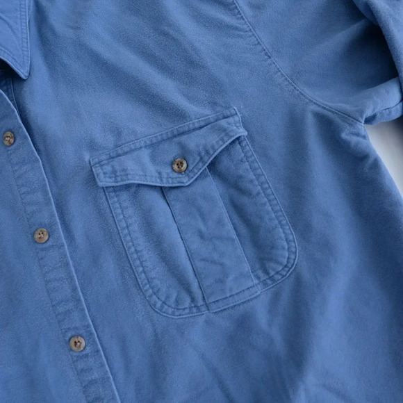 Vintage  Moose Creek Blue Button Up Long Sleeve Shirt - Picture 12 of 13